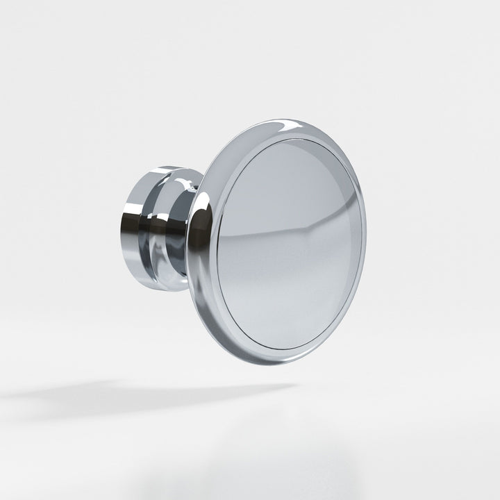 Colonial Bronze 378 Round Cabinet Knob in Polished Chrome