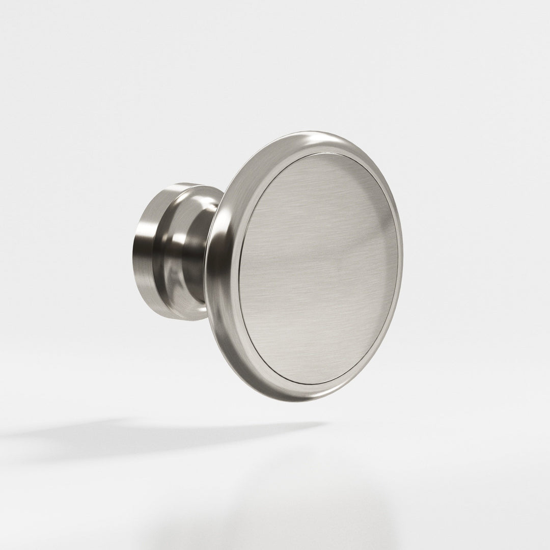 Colonial Bronze 378 Round Cabinet Knob in Satin Nickel