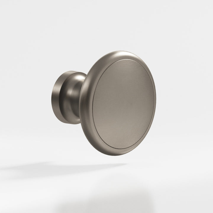 Colonial Bronze 378 Round Cabinet Knob in Matte Pewter