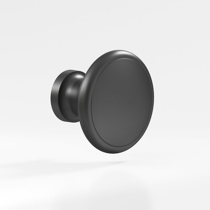 Colonial Bronze 378 Round Cabinet Knob in Matte Graphite