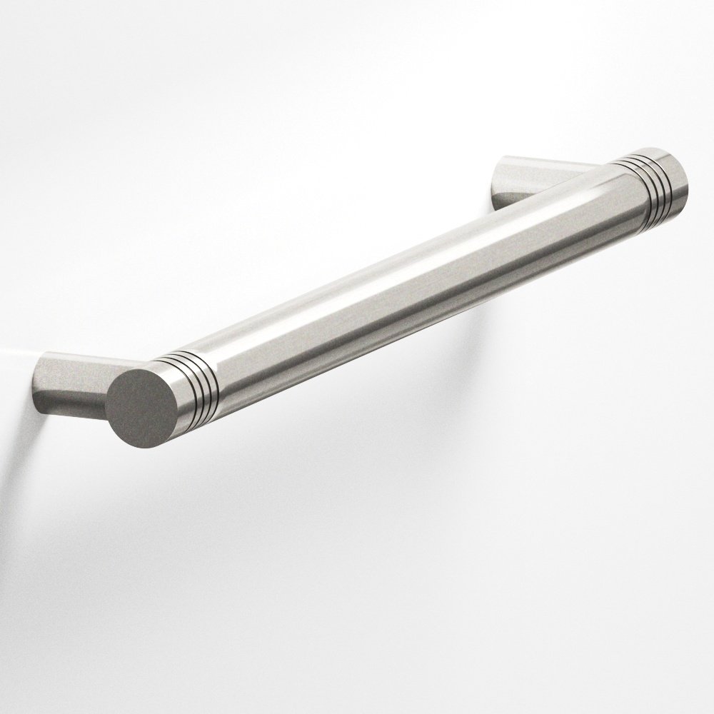 Colonial Bronze 414 Round grooved Cabinet Pull with straight posts in Satin Nickel
