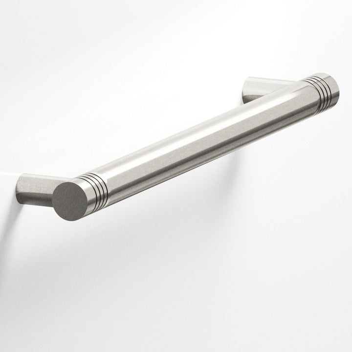 Colonial Bronze 414 Round grooved Cabinet Pull with straight posts in Satin Nickel