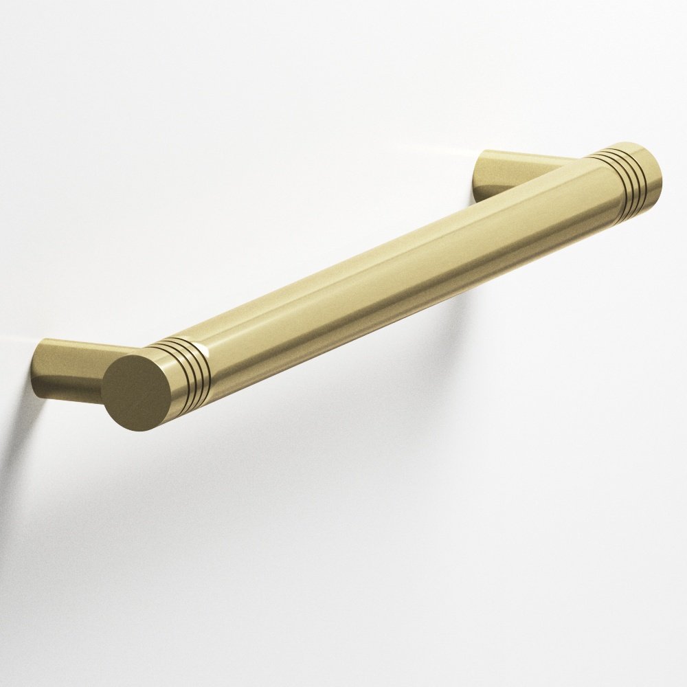 Colonial Bronze 306 Square Cabinet Pull with tapered posts in Antique Brass