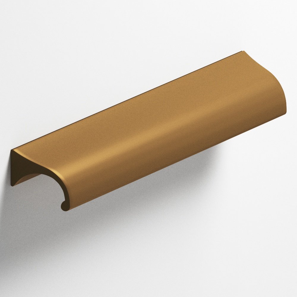 Colonial Bronze 457 Waterfall Cabinet Knob with tapered ends in Matte Light Statuary Bronze