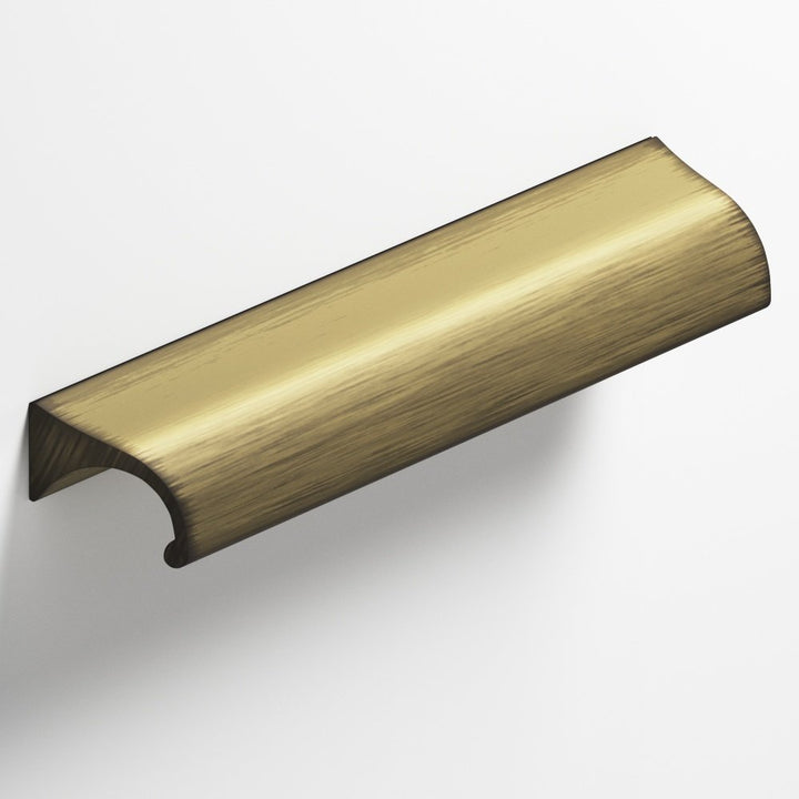 Colonial Bronze 457 Waterfall Cabinet Knob with tapered ends in Matte Antique Satin Brass