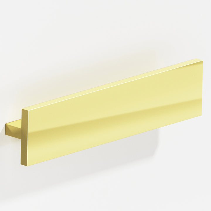 Colonial Bronze 460 T-shaped Cabinet Pull in Unlacquered Polished Brass