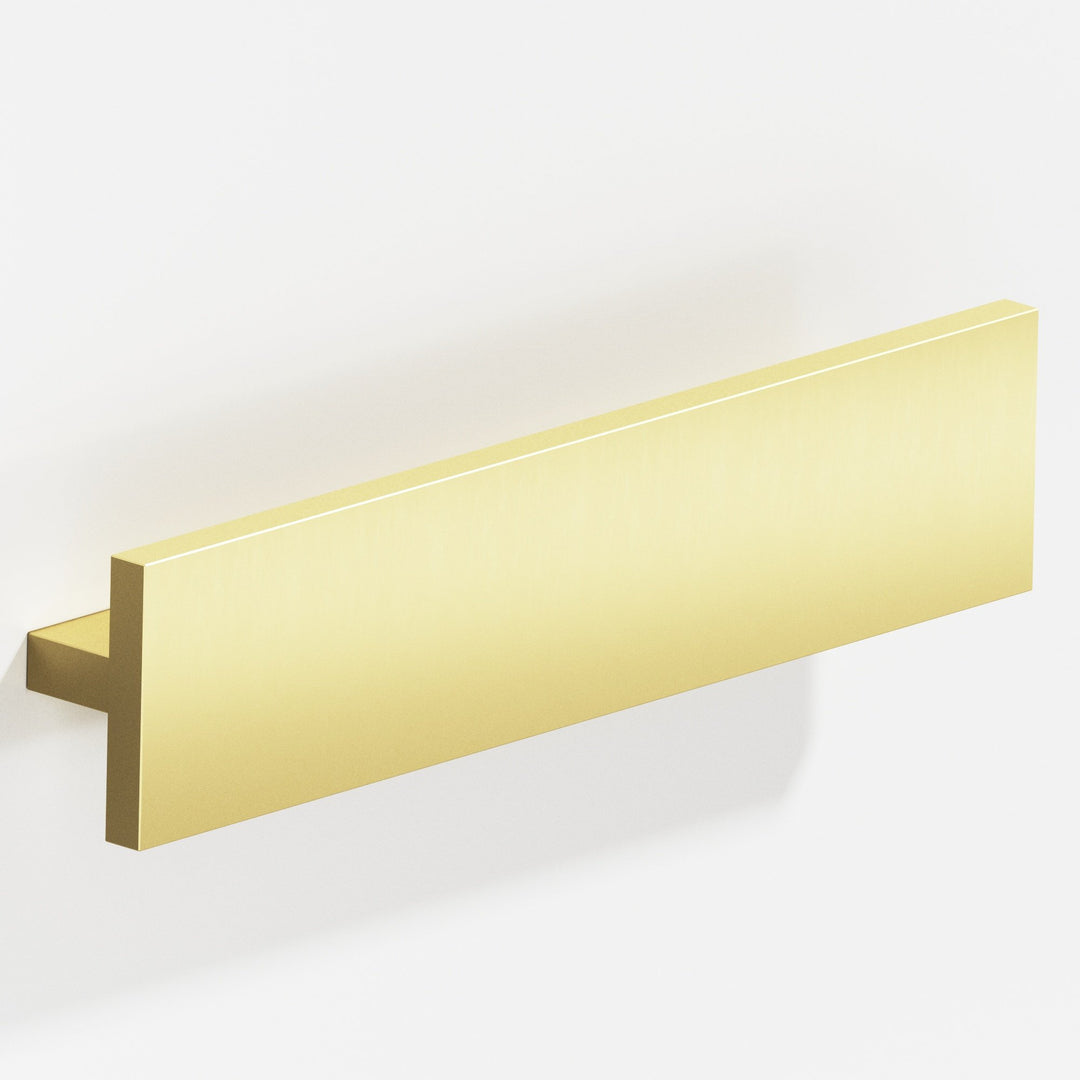 Colonial Bronze 460 T-shaped Cabinet Pull in Matte Satin Brass