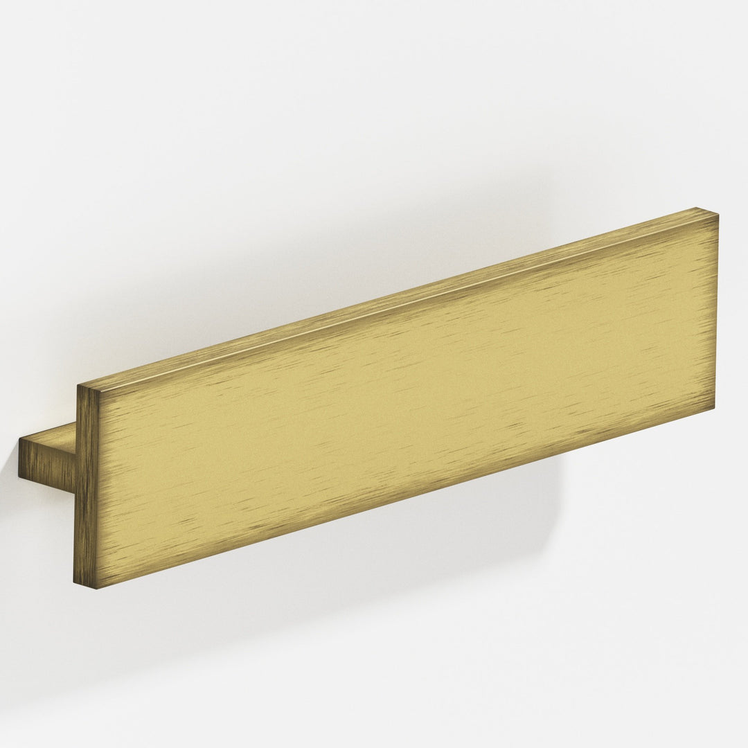 Colonial Bronze 460 T-shaped Cabinet Knob in Matte Antique Satin Brass