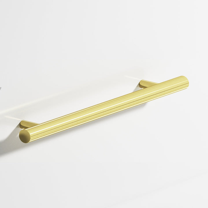 Colonial Bronze 500 Round Cabinet Pull with straight posts in Unlacquered Polished Brass