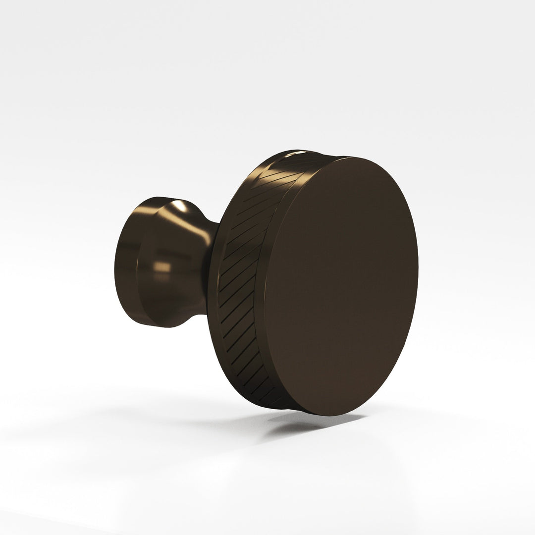 Colonial Bronze 579BB Round single-knurled sandwich Back-to-Back Shower Door Knob Kit in Oil Rubbed Bronze