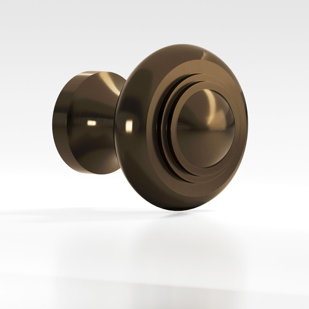 Colonial Bronze 674BB Round stepped Back-to-Back Shower Door Knob Kit in Oil Rubbed Bronze