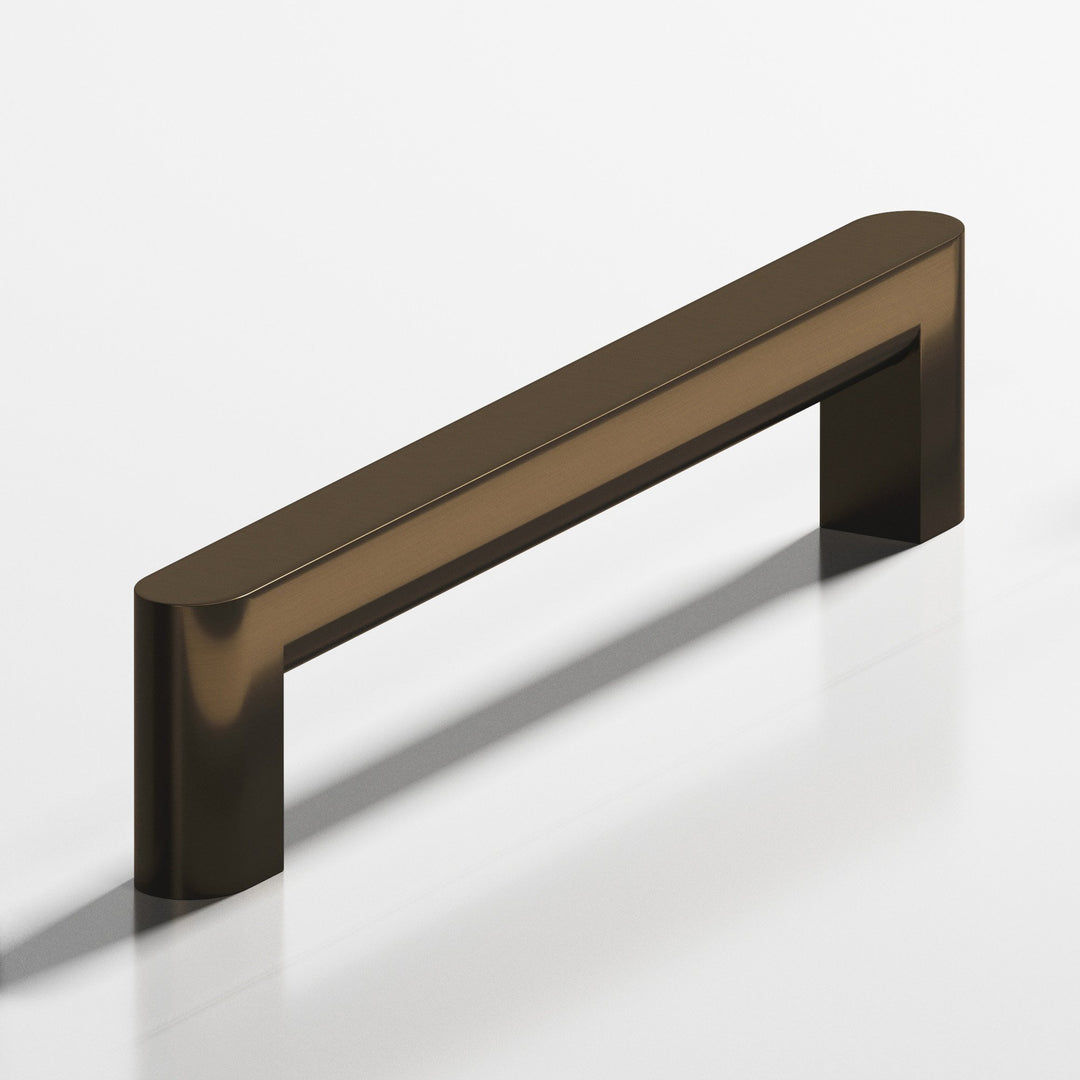 Colonial Bronze 765BB Square Back-to-Back Shower Door Pull Kit with rounded back and ends in Oil Rubbed Bronze