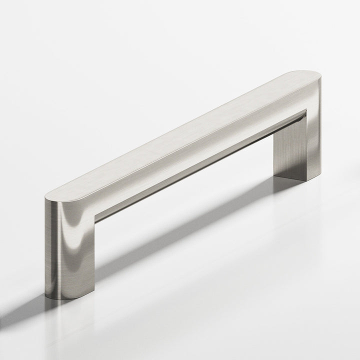 Colonial Bronze 762 Square Cabinet Pull with rounded back and ends in Satin Nickel