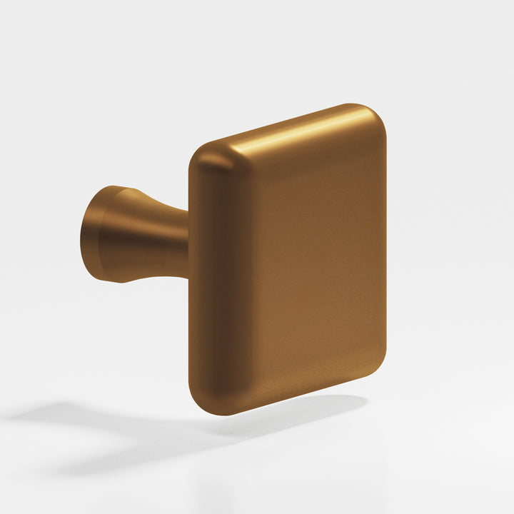 Colonial Bronze 769 Square radiused Cabinet Knob in Matte Light Statuary Bronze