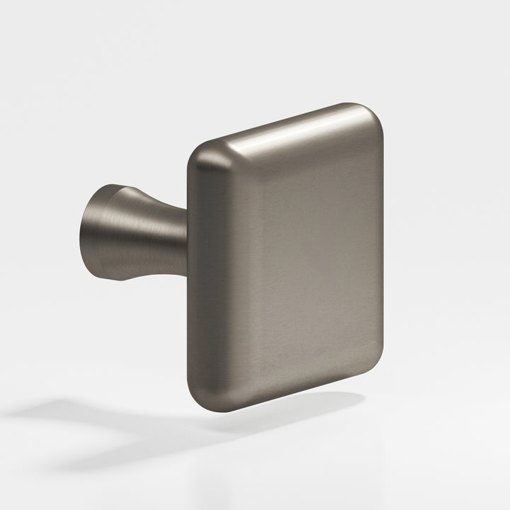 Colonial Bronze 768 Square radiused Cabinet Knob in Matte Pewter