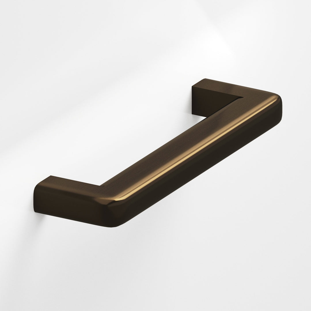 Colonial Bronze 785BB Square Back-to-Back Shower Door Pull Kit with rounded back and radiused edges in Oil Rubbed Bronze