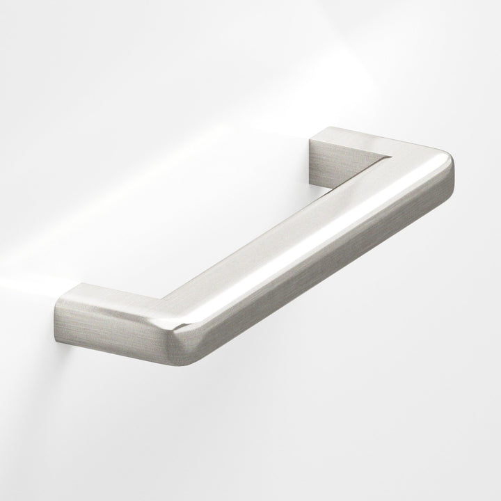 Colonial Bronze 785 Square Cabinet Pull with rounded back and radiused edges in Satin Nickel