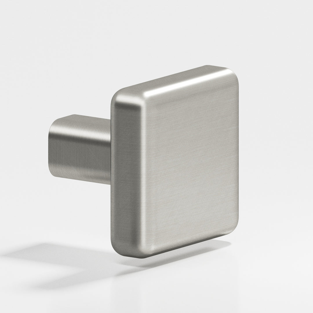 Colonial Bronze 787 Square radiused Cabinet Knob in Satin Nickel