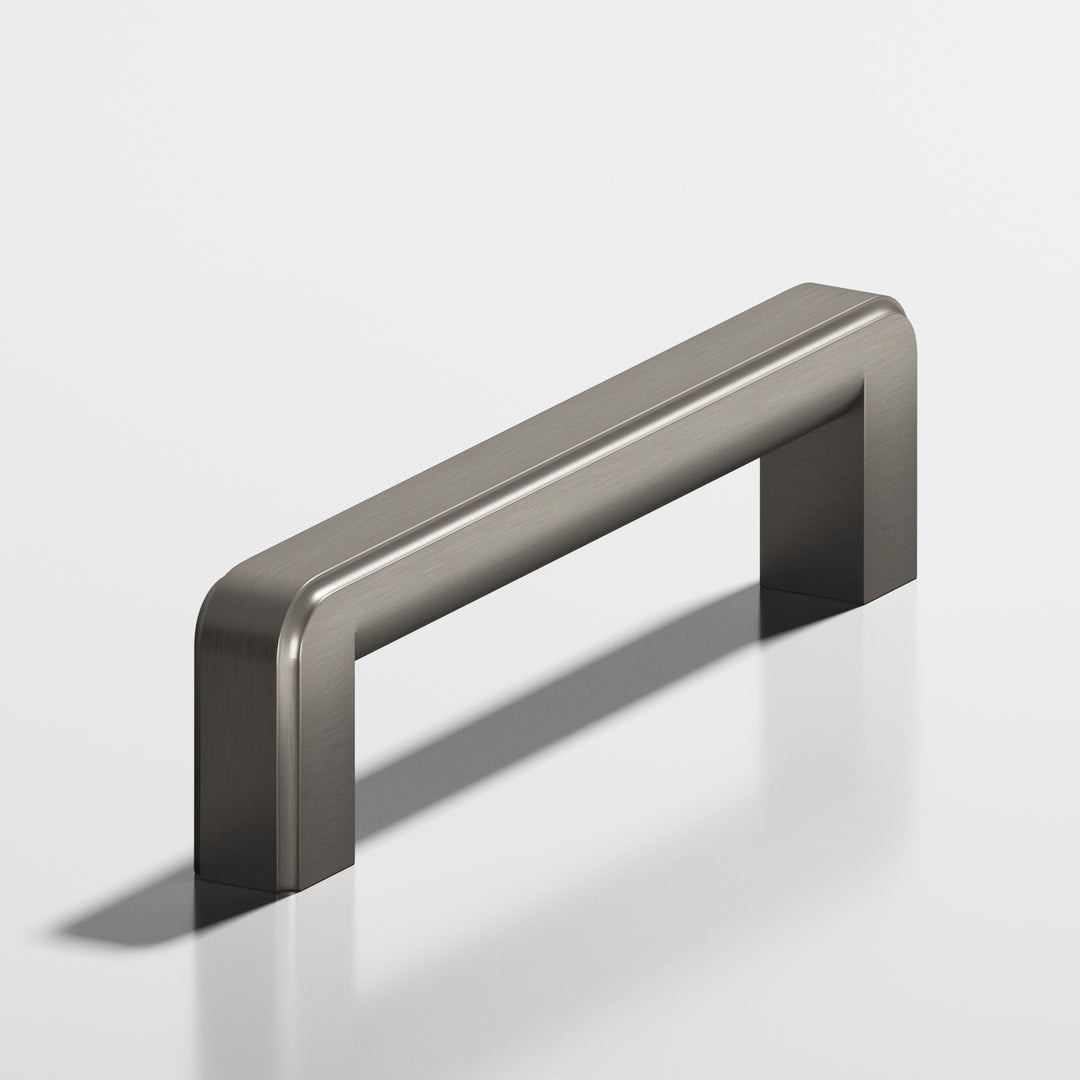Colonial Bronze 795 Square fluted Cabinet Pull in Matte Pewter