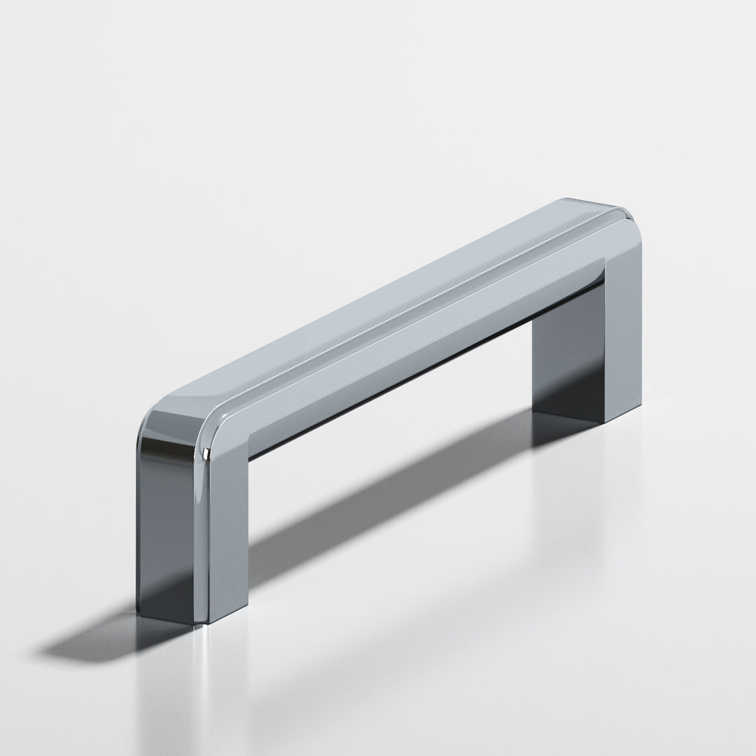 Colonial Bronze 795 Square fluted Cabinet Pull in Polished Chrome