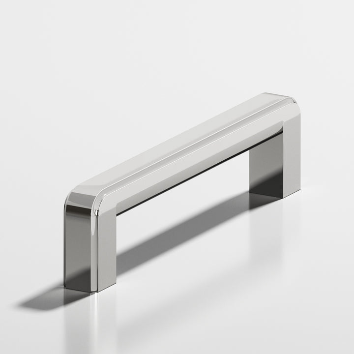 Colonial Bronze 790 Square fluted Cabinet Pull in Polished Nickel