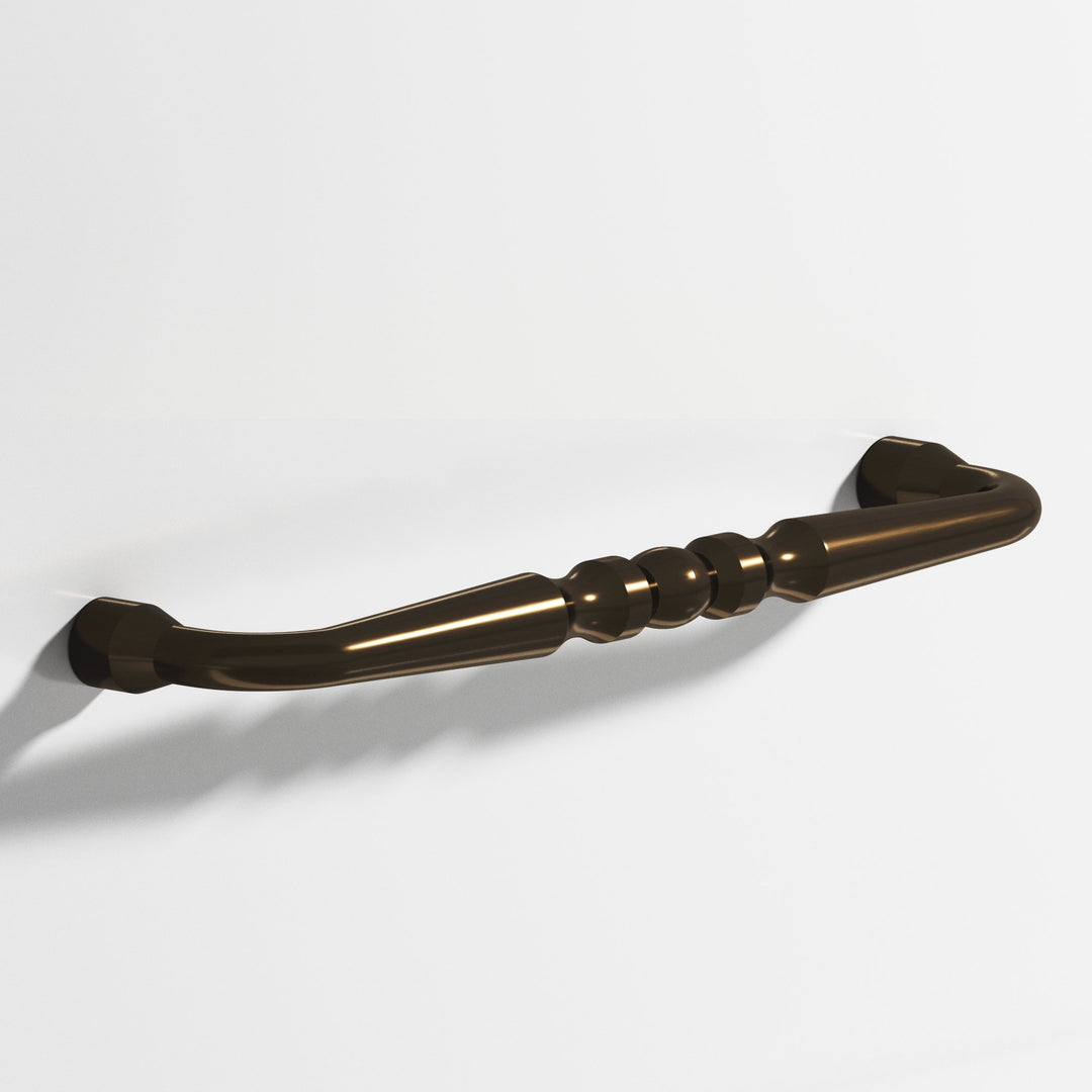 Colonial Bronze 815BB Detailed wire Back-to-Back Shower Door Pull Kit with beads and bull-nosed ends in Oil Rubbed Bronze