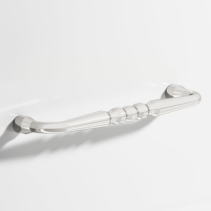 Colonial Bronze 813 Detailed wire Cabinet Pull with bead in Polished Nickel