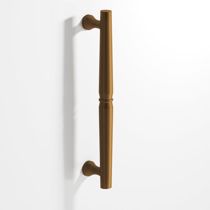 Colonial Bronze 852 Detailed wire Cabinet Pull with bead in Matte Light Statuary Bronze