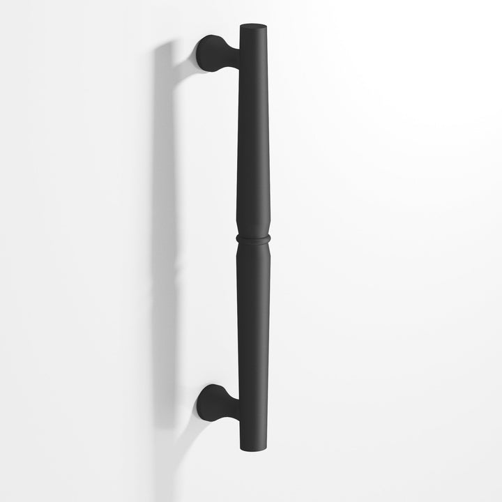 Colonial Bronze 852 Detailed wire Cabinet Pull with bead in Matte Graphite
