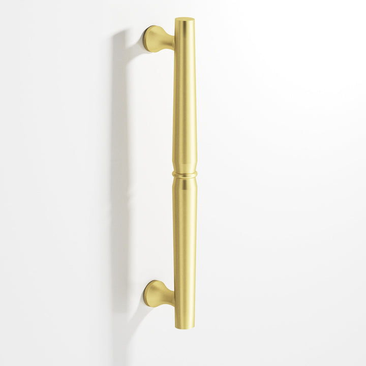 Colonial Bronze 852 Detailed wire Cabinet Pull with bead in Matte Satin Brass