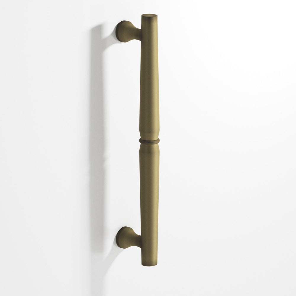 Colonial Bronze 852 Detailed wire Cabinet Pull with bead in Matte Antique Satin Brass