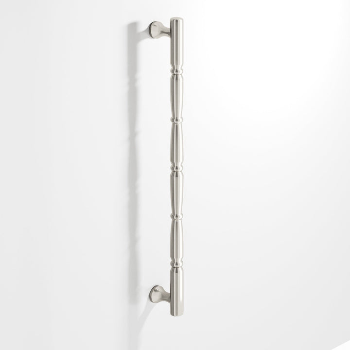 Colonial Bronze 855 Detailed wire Cabinet Pull with beads and radiused ends in Satin Nickel