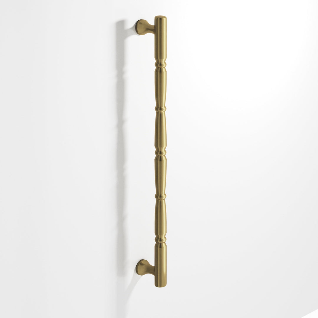 Colonial Bronze 855 Detailed wire Cabinet Pull with beads and radiused ends in Antique Brass