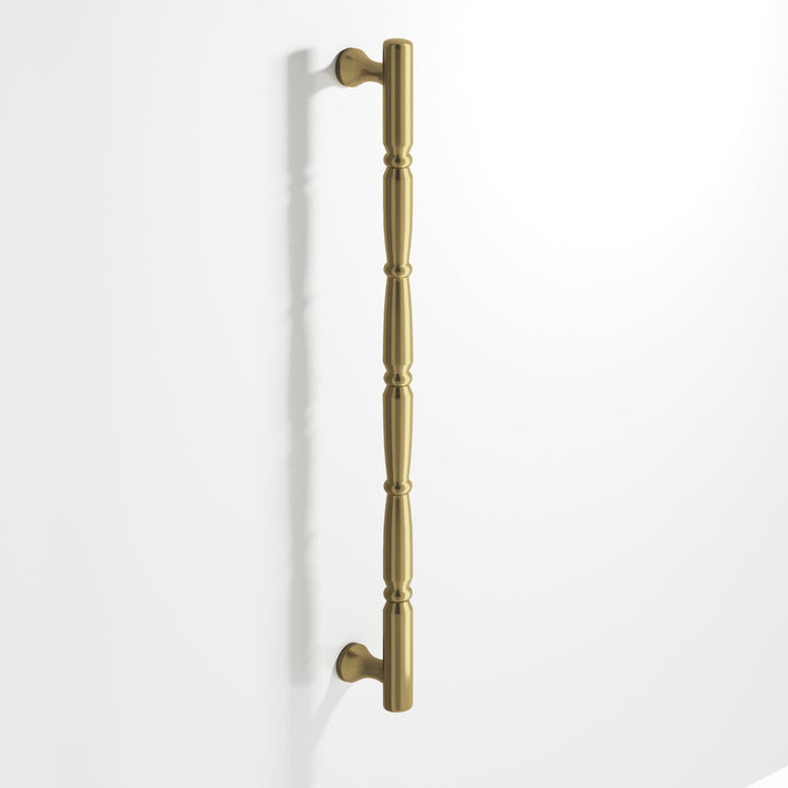 Colonial Bronze 855 Detailed wire Cabinet Pull with beads and radiused ends in Antique Brass