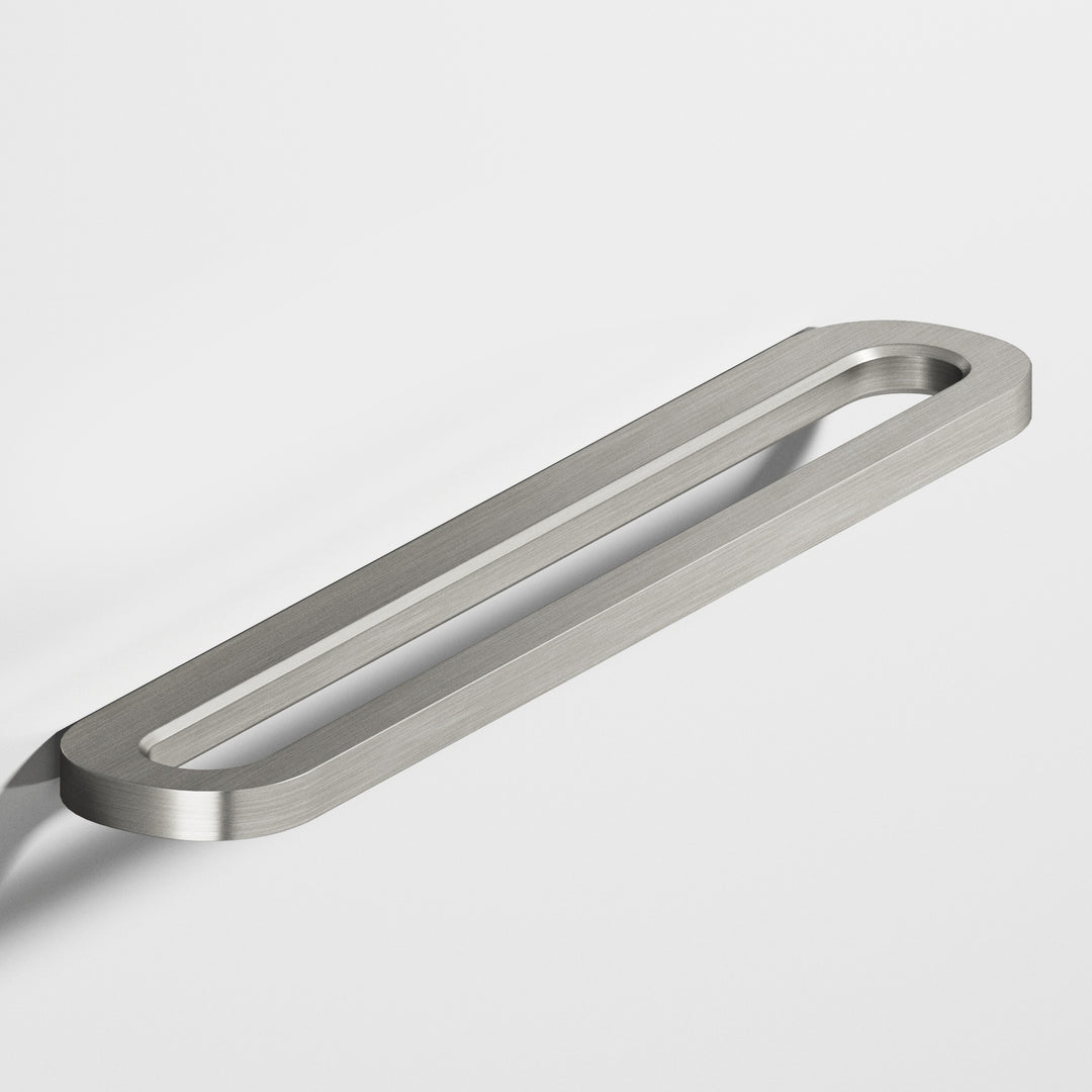 Colonial Bronze 891 Fully rounded racetrack Cabinet Pull in Satin Nickel