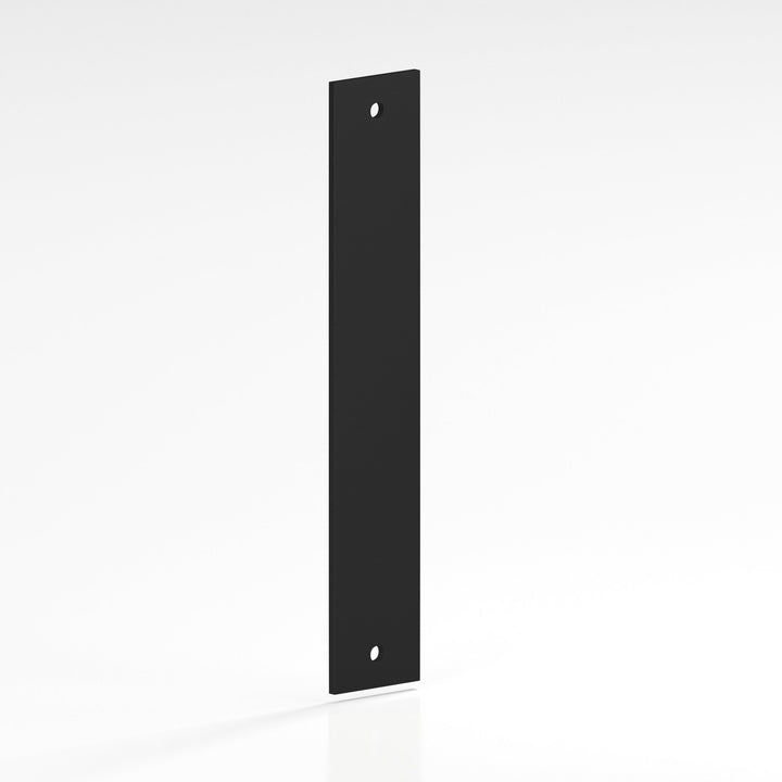 Colonial Bronze 9745 Rectangular Backplate for use with 1/4-20 screws in Matte Satin Black