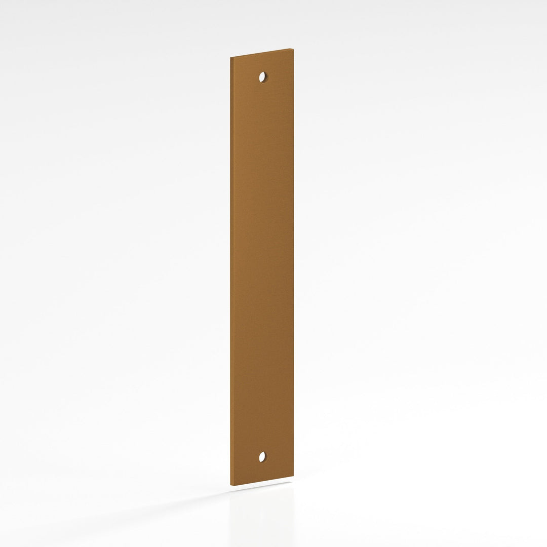 Colonial Bronze 9946 Rectangular Backplate for use with 8-32 screws in Matte Light Statuary Bronze
