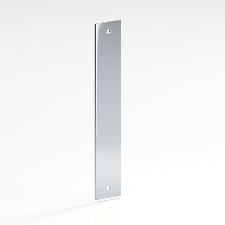 Colonial Bronze 9843 Rectangular Backplate for use with 1/4-20 screws in Polished Chrome