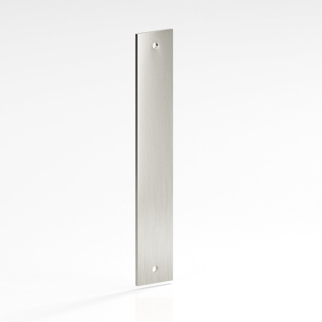 Colonial Bronze 9745 Rectangular Backplate for use with 1/4-20 screws in Satin Nickel