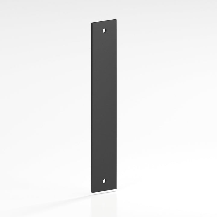 Colonial Bronze 9745 Rectangular Backplate for use with 1/4-20 screws in Matte Graphite