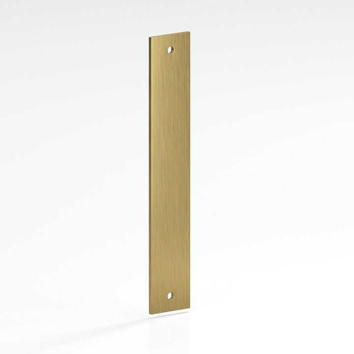 Colonial Bronze 9843 Rectangular Backplate for use with 1/4-20 screws in Antique Brass