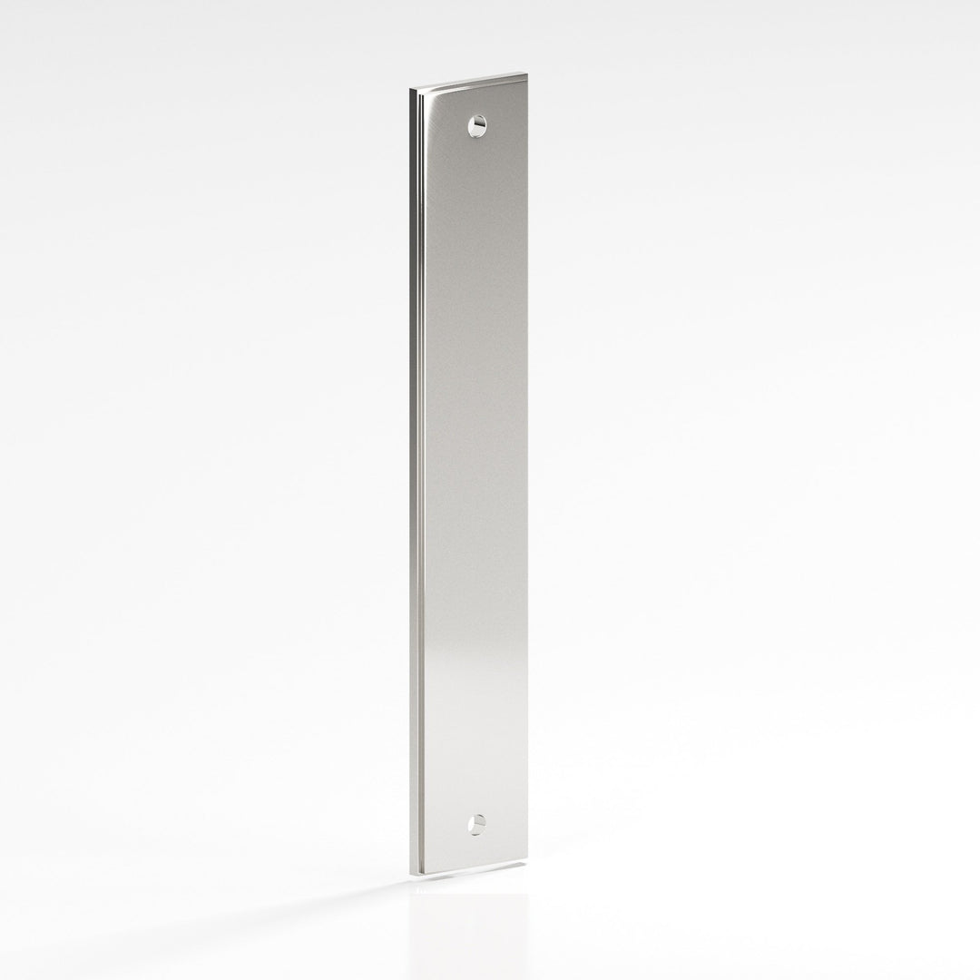 Colonial Bronze 9948 Rectangular stepped Backplate for use with 8-32 screws in Polished Nickel