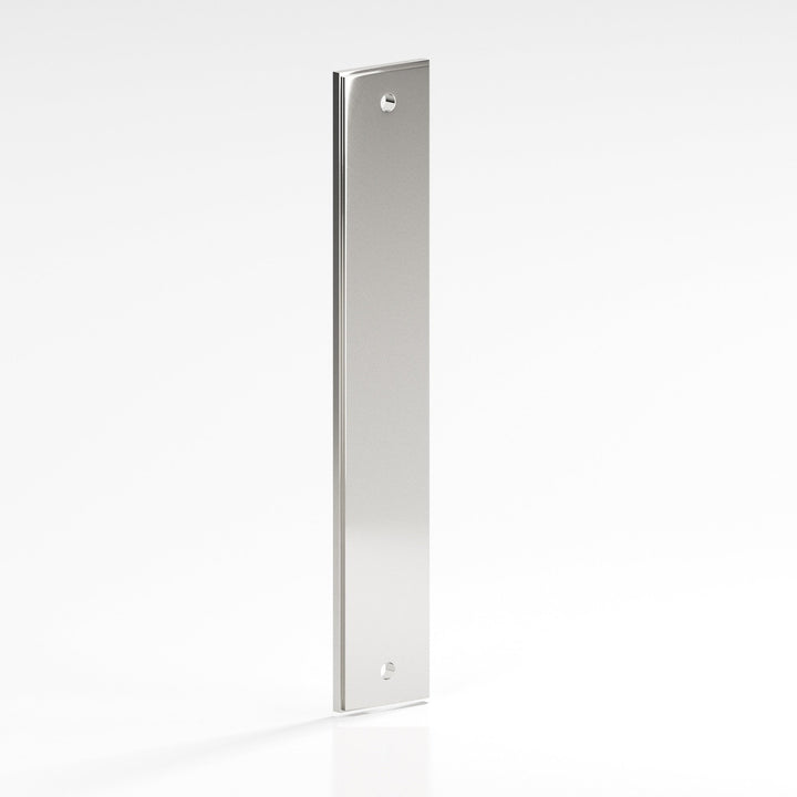Colonial Bronze 9948 Rectangular stepped Backplate for use with 8-32 screws in Polished Nickel