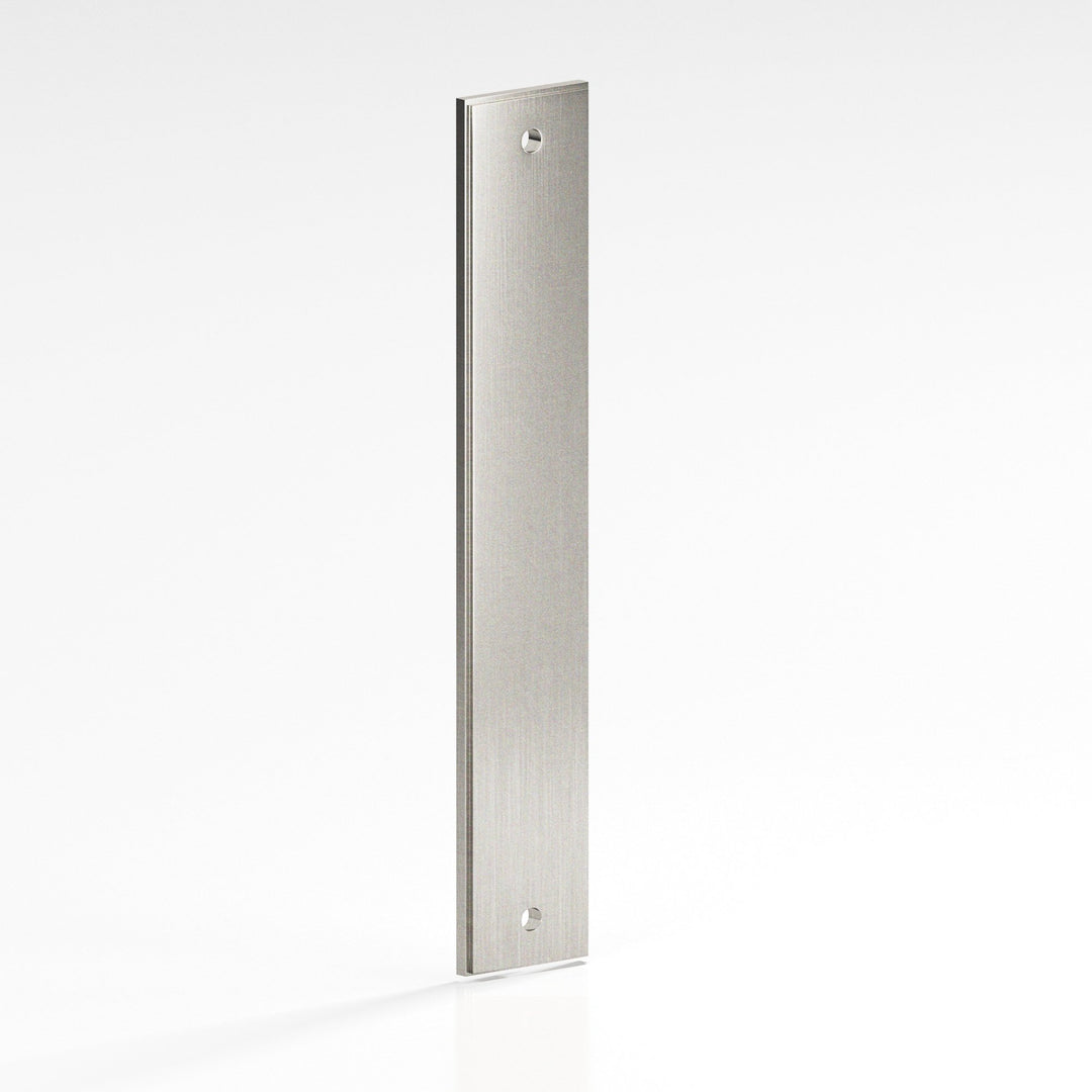 Colonial Bronze 9948 Rectangular stepped Backplate for use with 8-32 screws in Satin Nickel