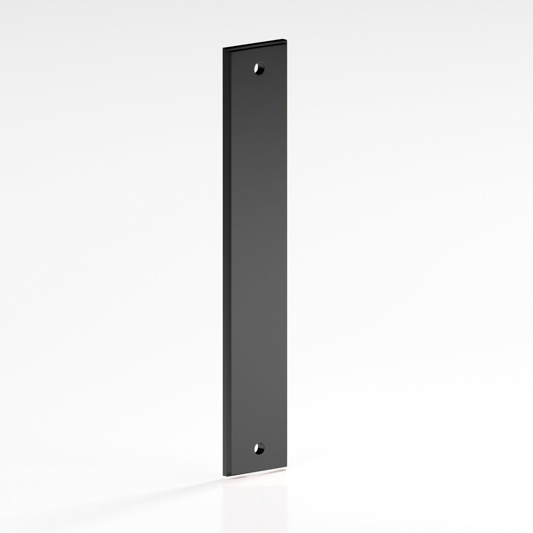 Colonial Bronze 9944 Rectangular stepped Backplate for use with 1/4-20 screws in Matte Graphite