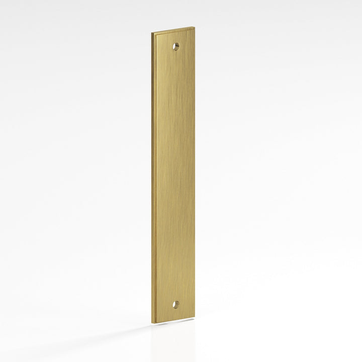 Colonial Bronze 9944 Rectangular stepped Backplate for use with 1/4-20 screws in Antique Brass