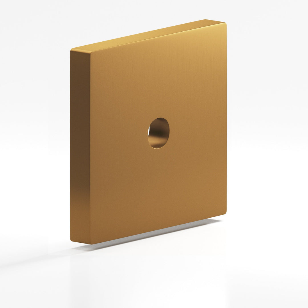 Colonial Bronze 9953 Square Backplate for use with 8-32 screw in Matte Light Statuary Bronze