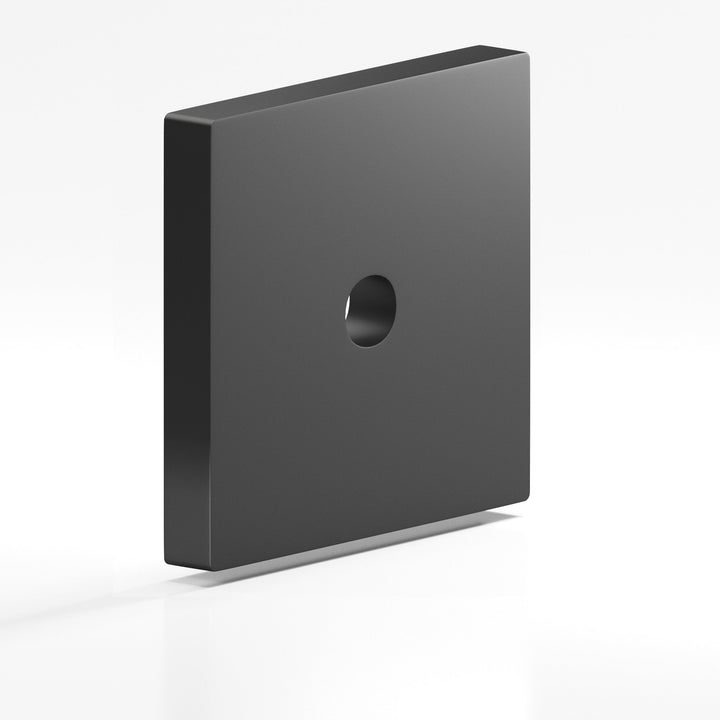 Colonial Bronze 9951 Square Backplate for use with 8-32 screw in Matte Graphite