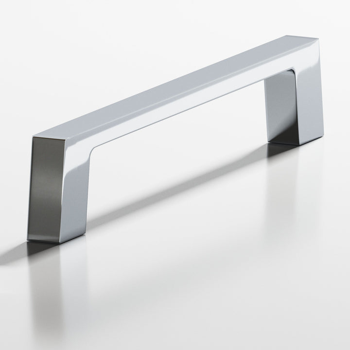 Colonial Bronze 661 Rectangular Cabinet Pull with tapered square legs in Polished Chrome