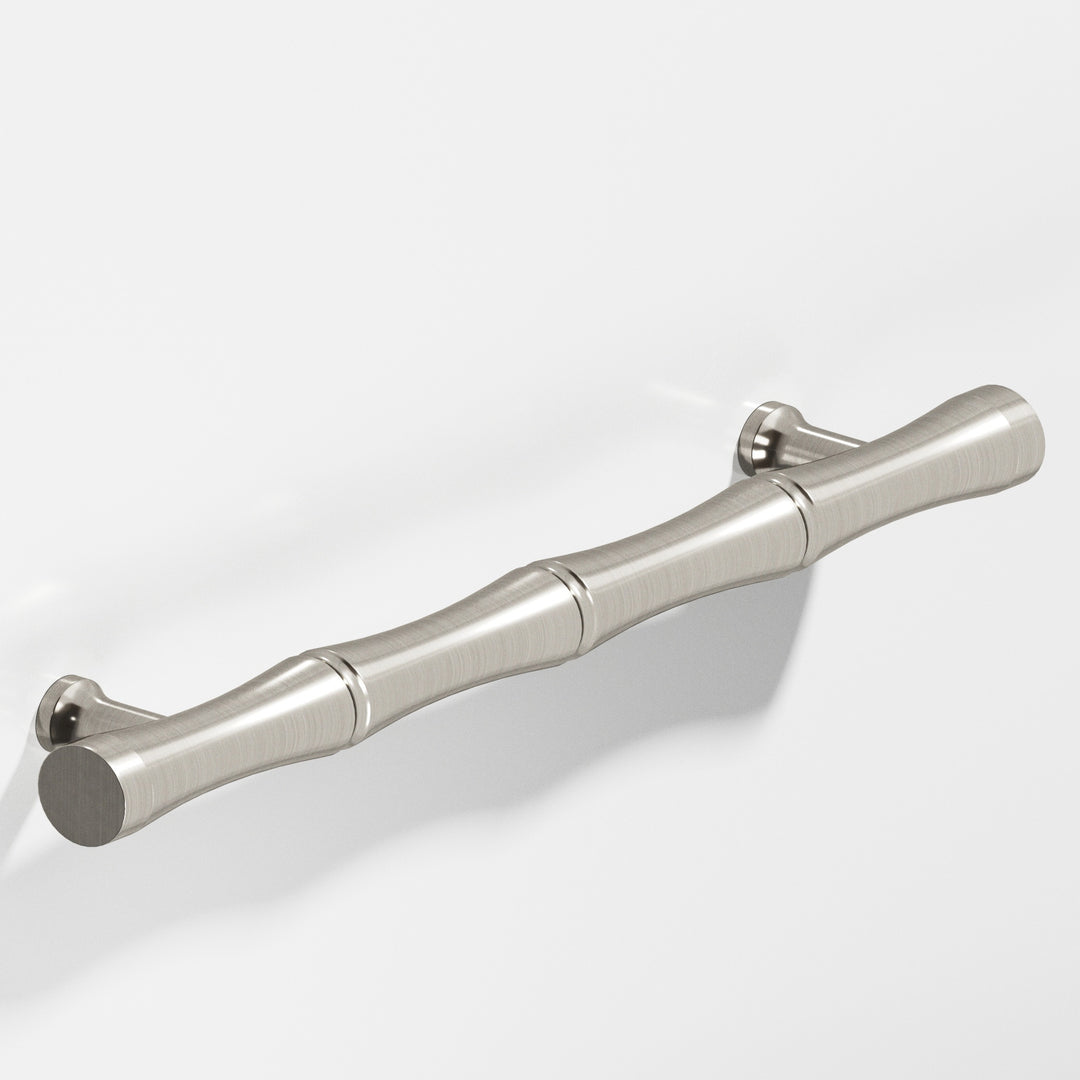 Colonial Bronze 281 Bamboo Door Pull with flared posts in Satin Nickel